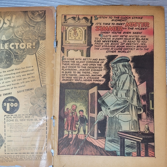 Strange Suspense Tales Vintage Comic Book - Black Cat Mystic July-September 1956 - Picture 4 of 11